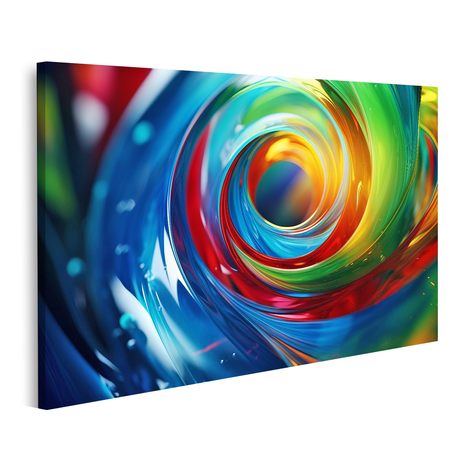 Image sur toile d'atelier d'art coloré pour décoration murale de galerie