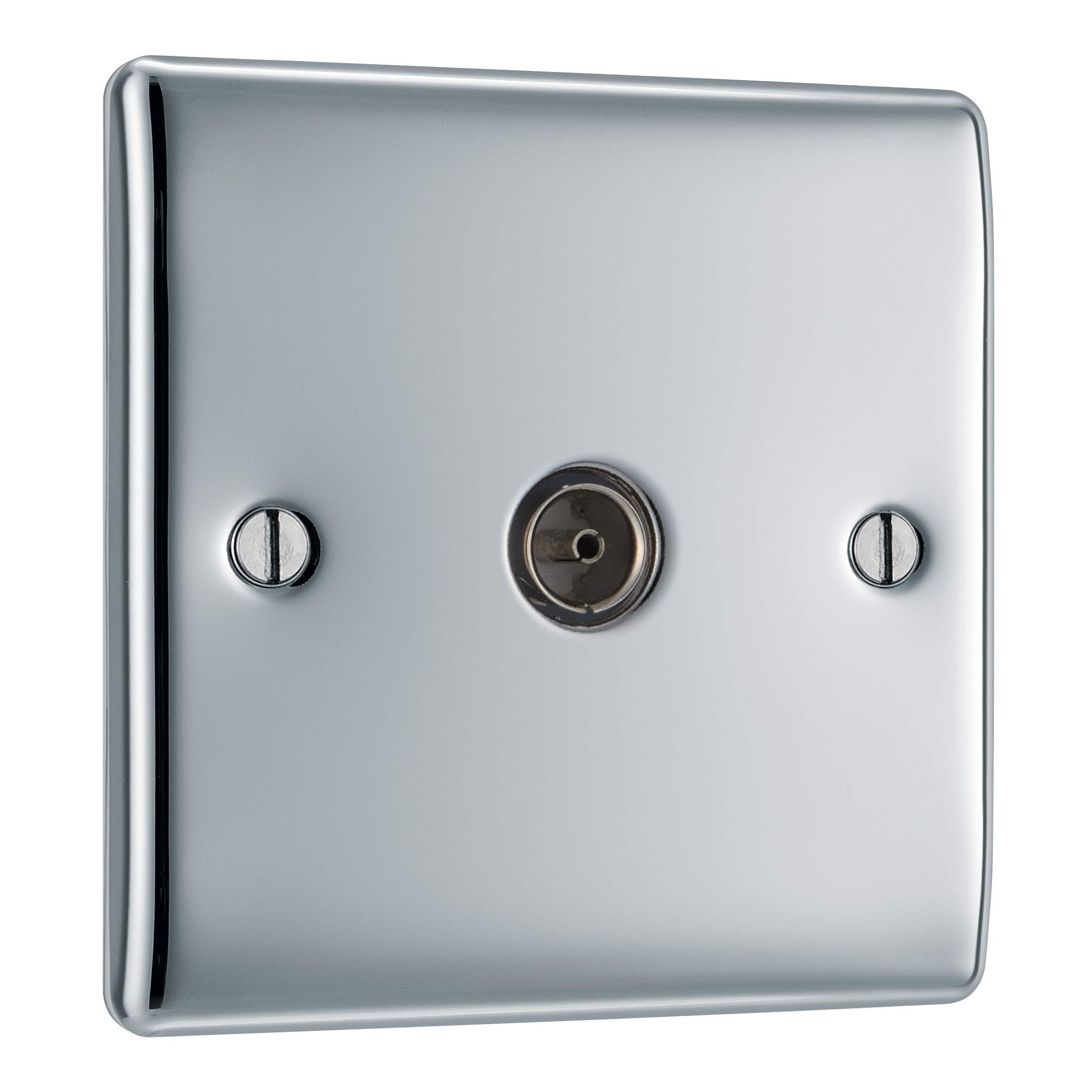 BG Electrical Single Co-Axial Socket