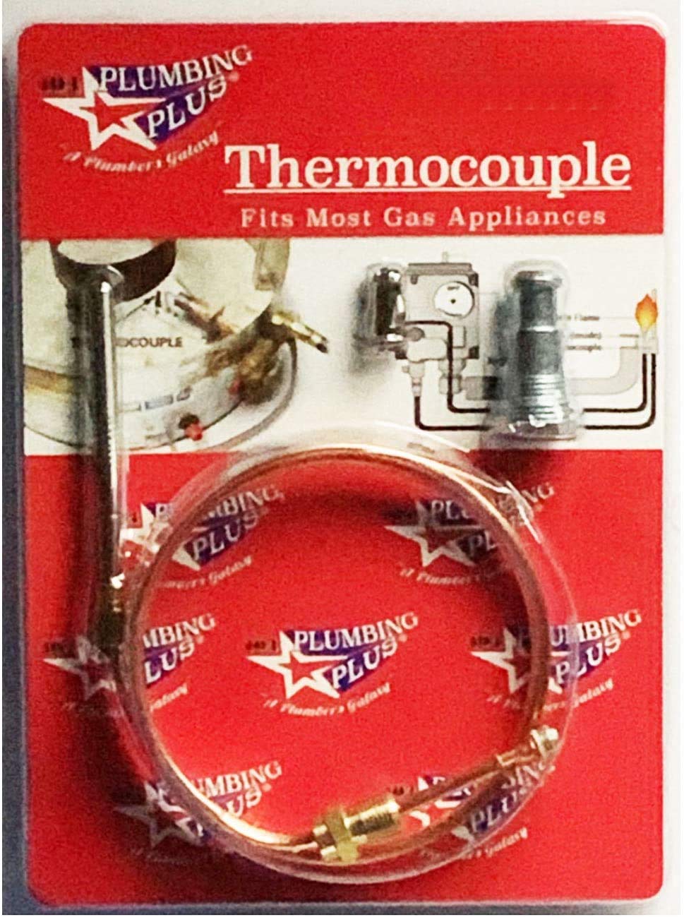 Amazon.com: 104 Plumbing Plus Universal Thermal Coupling for Gas  Appliances, Thermocouple : Tools u0026 Home Improvement