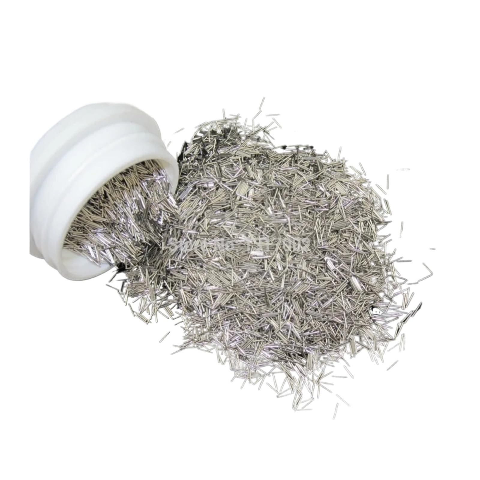 Ewsdsfs 0.2X5mm Mini Pins For Magnetic Tumbler 1000G Jewelry Polishing Needles,Stainless Steel Magnetic Pins(0.2X5mm)