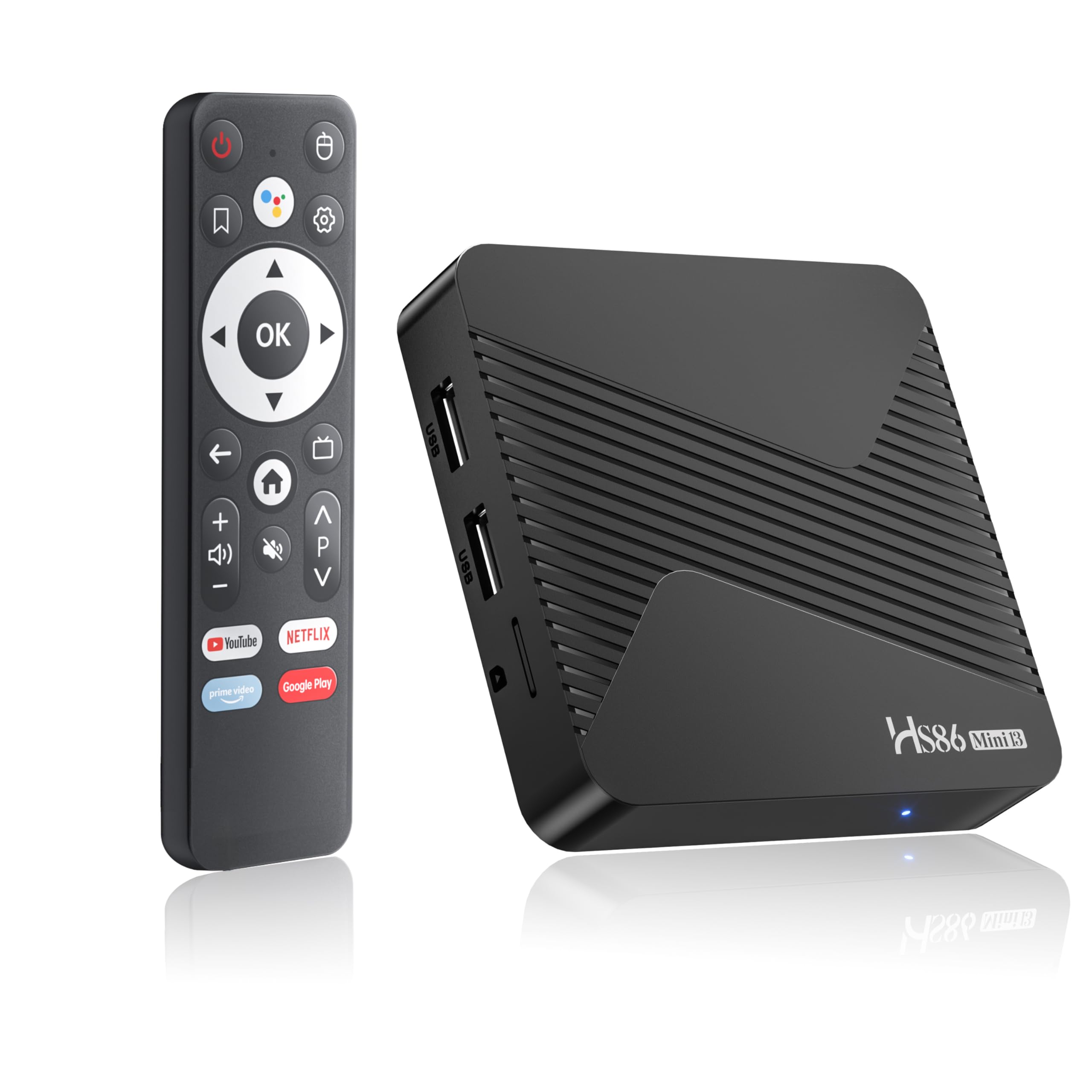 Smart TV Box Android 14.0 4K@60FPS, 2026 Última Android Box RK3528 RAM 4G ROM 32G WiFi6 Enternet 10/100M Bluetooth 5.0 USB 3.0 Compatible con 3D HD HDR10+ Internet TV Box Smart Media Streaming Player