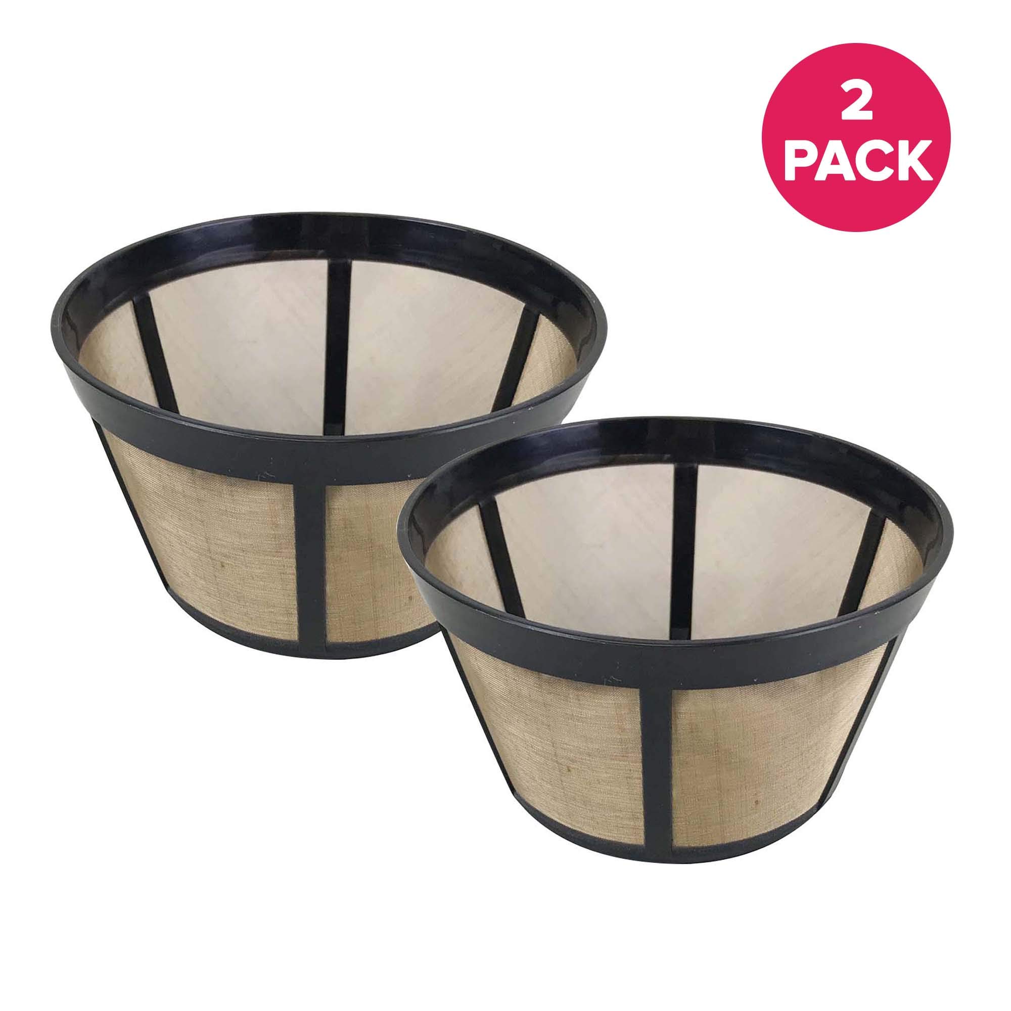 2 Bunn Replacement Washable Basket Coffee Filter Fits Models:BX, BTX, GRX, NHB, NHS, ST, HG & HT, Designed & Engineered by Crucial Coffee