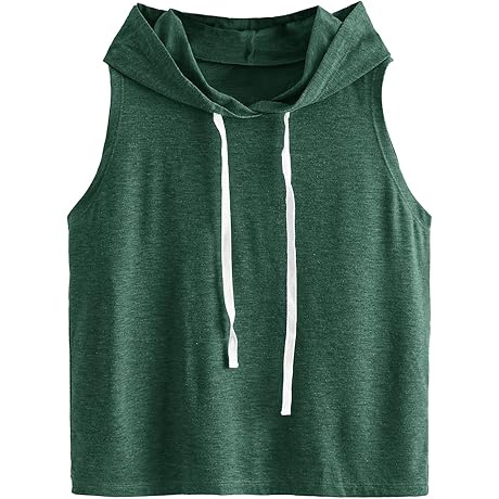 Women's Sleeveless Hooded Tank Top for the Perfect Workout