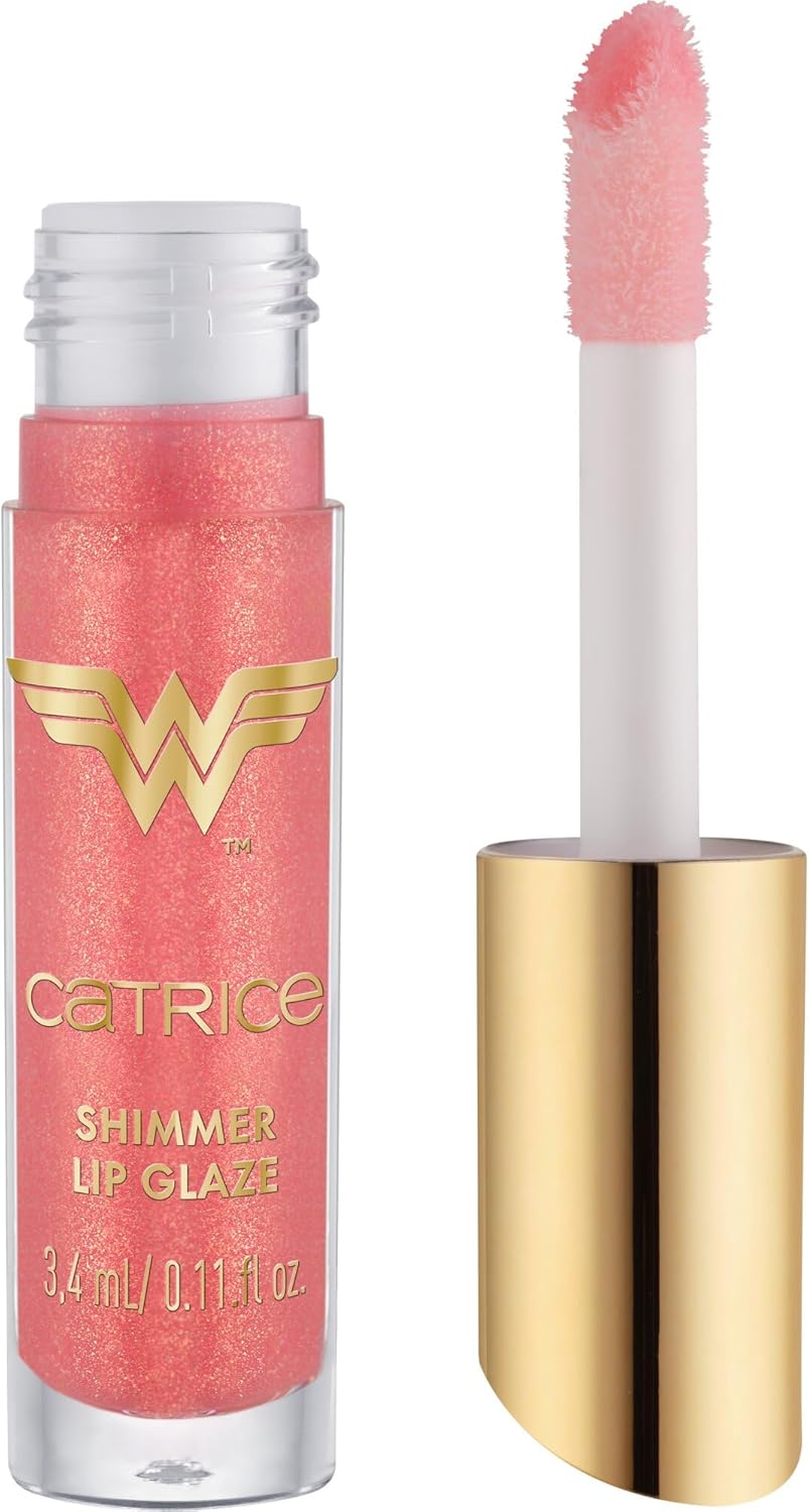 Catrice Wonder Woman Shimmer Lip Glaze, met oliën, glanzend, glimmend (3.4ml)