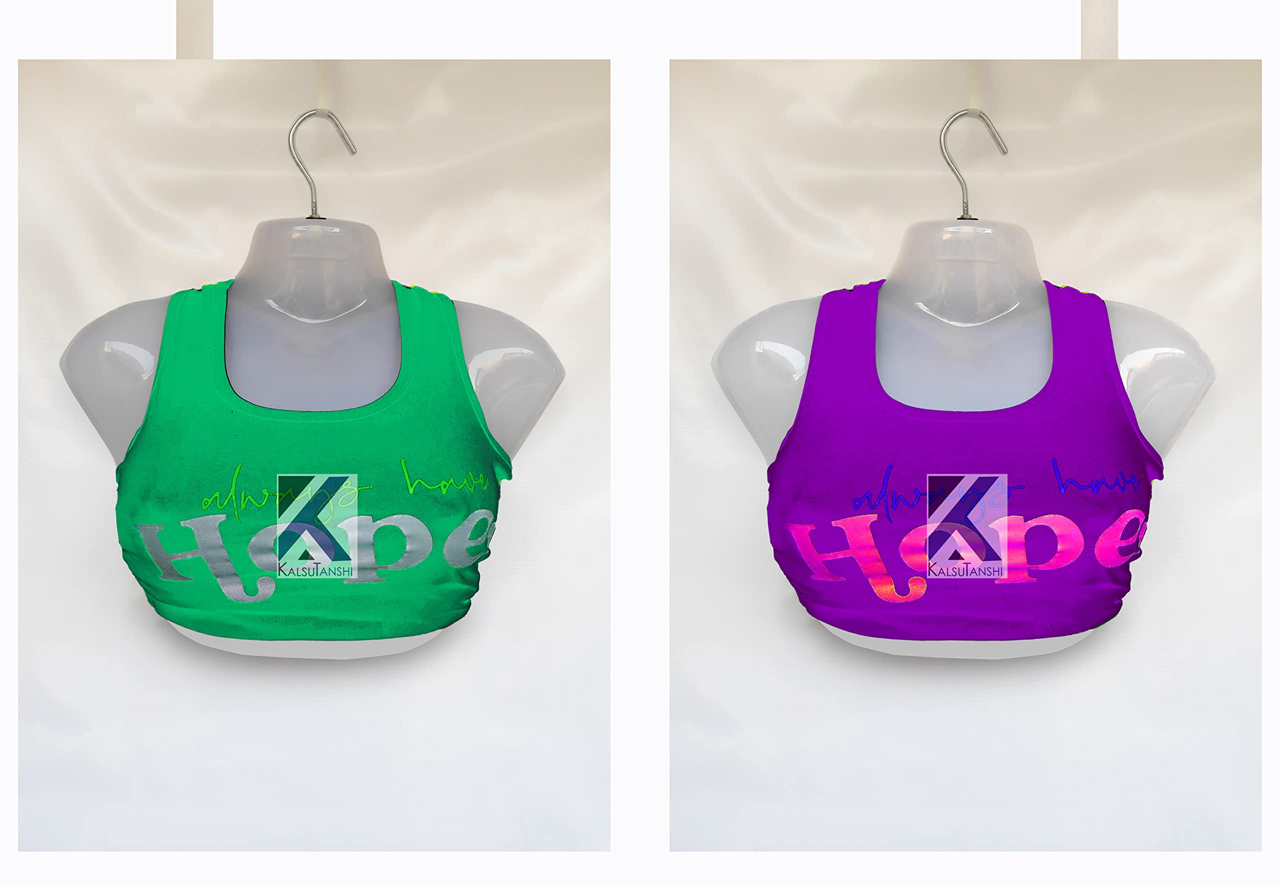 KALSUTANSHI ᵀᴹ : Female Blouse Plastic Mannequin - Blouse / Bra / Top Display Hangers- Non-Breakable- Standard Size (5)