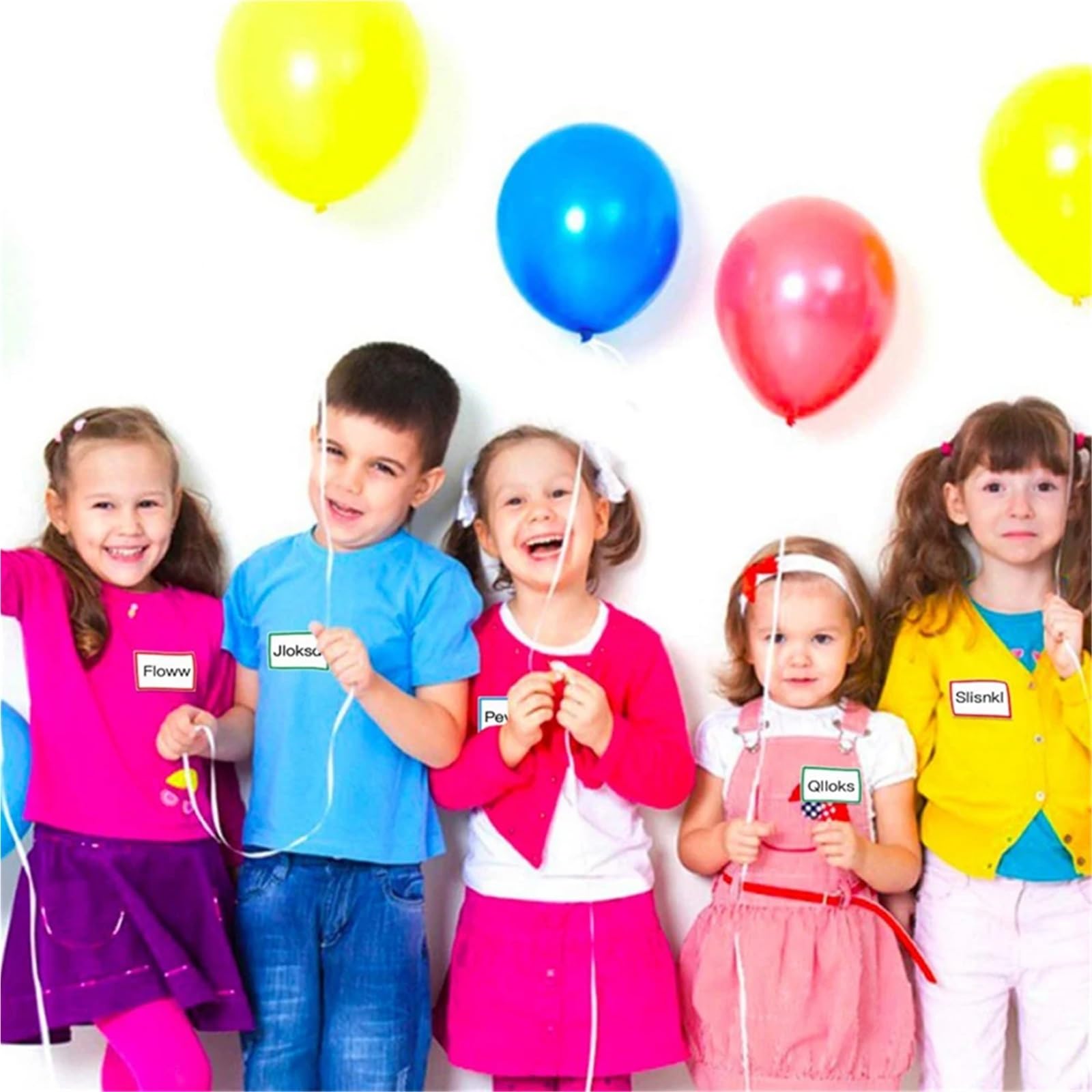Inventar-Etiketten, bunt, einfarbig, Namensaufkleber, zum Aufkleben für Kinder, Wand, Schreibtisch für Schule, Lehrer, Angebot zur Aufbewahrung, Organisieren, Basteln, 1200 Stück