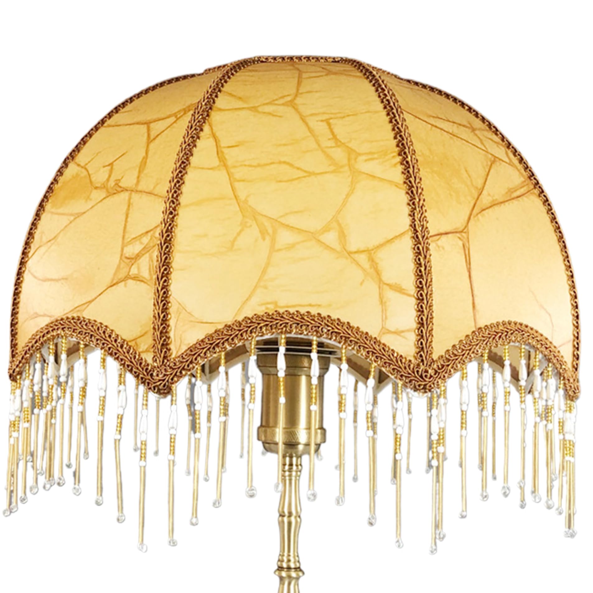 Paralume In Vetro Colorato Stile Barocco – Sostituzione Per Lampada Da Tavolo, Soffitto O Terra, 40x22 Cm - 5