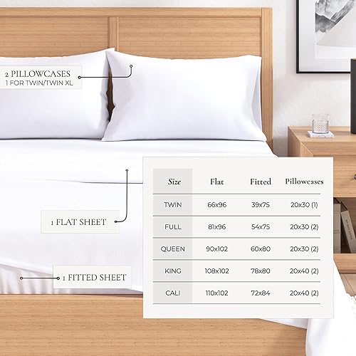 Miniatura 5 de Great Bay Home Juego de sábanas de franela de invierno de 4 piezas, 100% algodón turco, tamaño King, color gris pardo  Sábanas y fundas de almohada