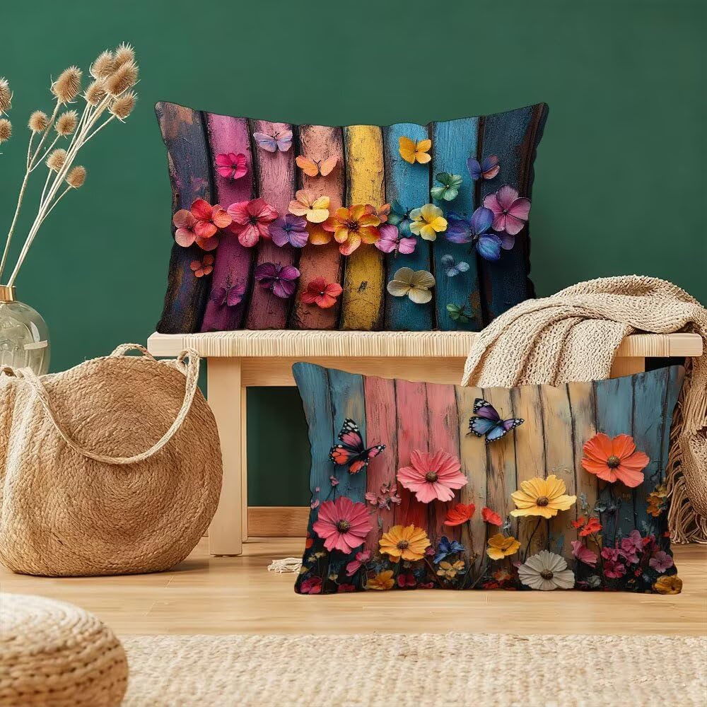 Taie oreiller 40x80cm housse de coussin rectangulaire velours avec zip