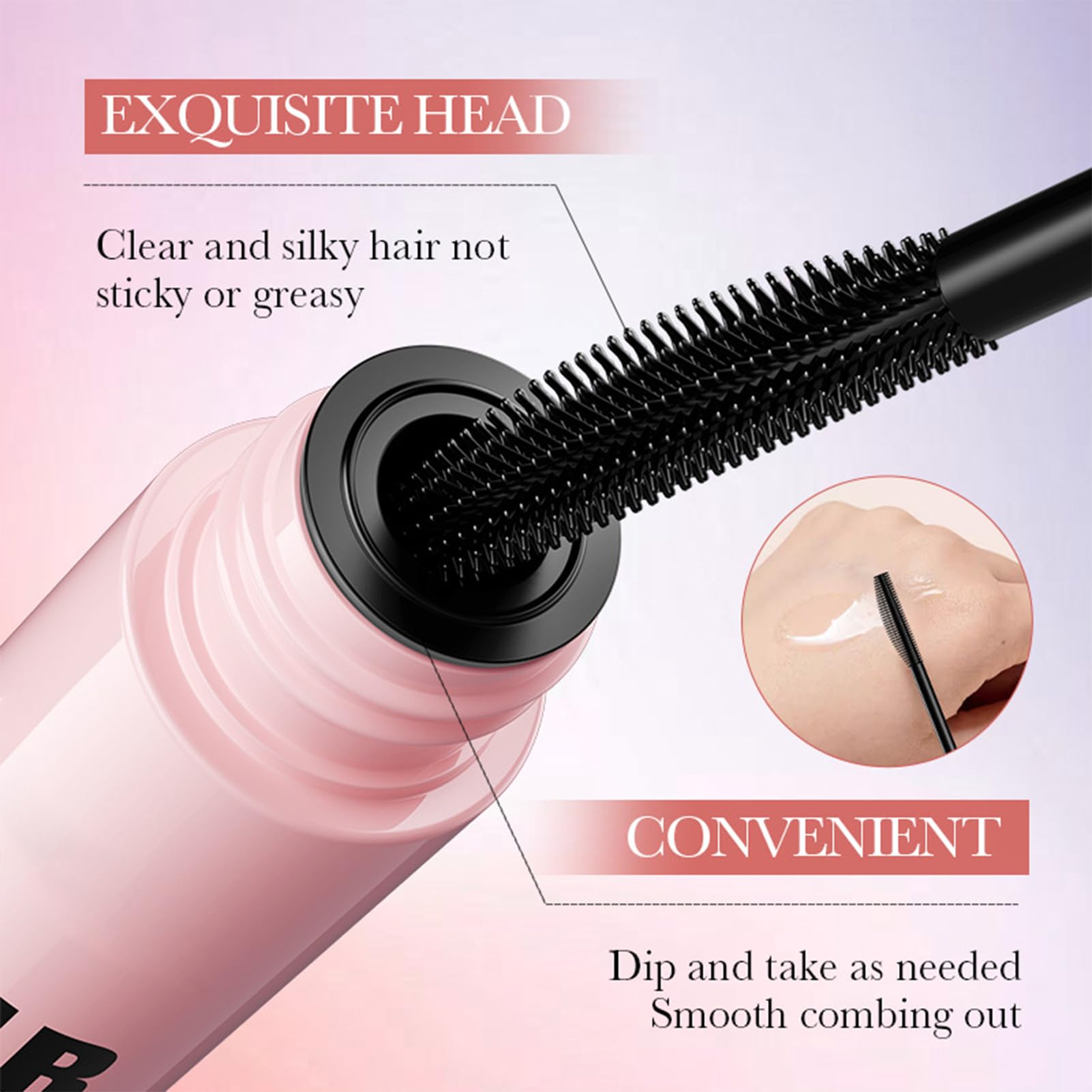 Hair Finishing Stick, 15ml Fly Away Hair Stick, Hair Mascara for Flyaway Hair - Image 3