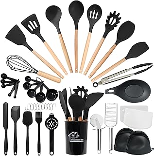 Bestdin Silicone Kitchen Utensils Set, 43 PCS Cooking Utensi