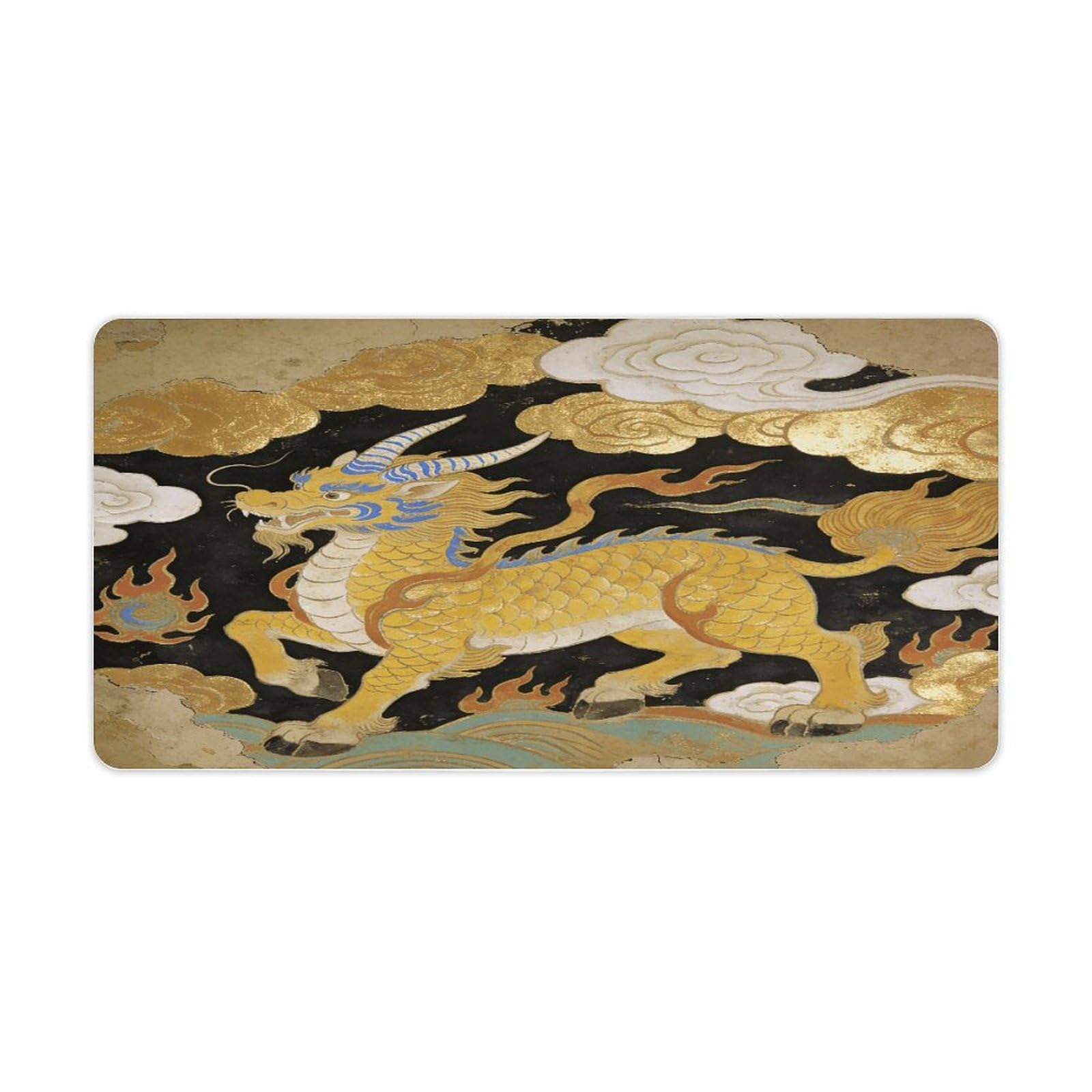 Tapis de bureau antidérapant résistant à l'eau pour protéger la table des rayures de clavier - 8