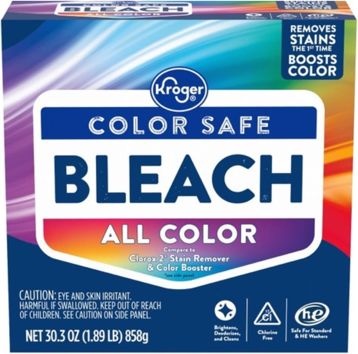 Color Safe Bleach for Laundry Chlorine Free Stain Remover 895ml