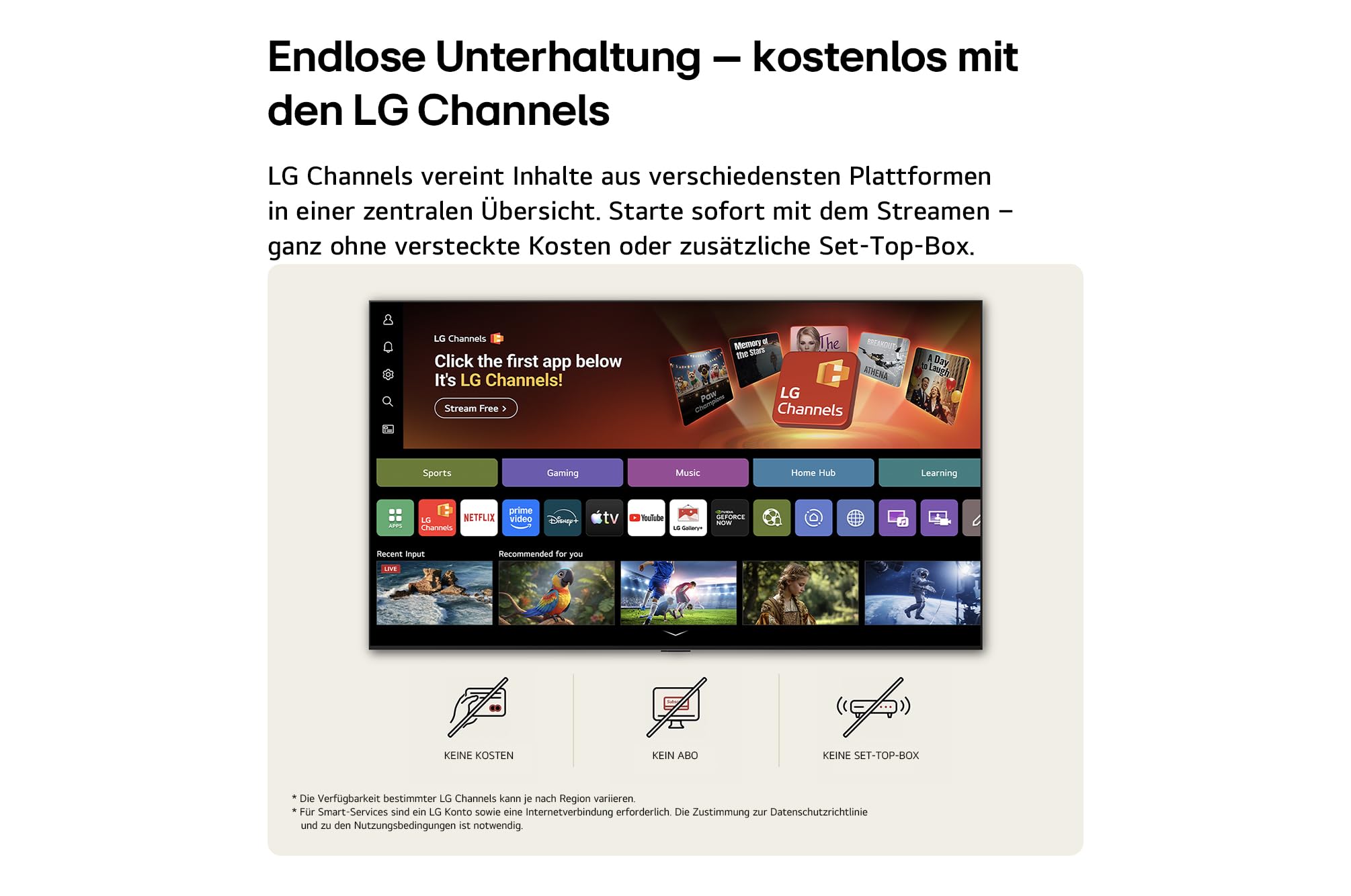 LG 55NU8E0B3LA TV 55 Zoll (139 cm) Nano 4K UHD TV (α7 Gen9 4K AI Prozessor, webOS 26, 60Hz (VRR bis zu 60Hz)) [Modelljahr 2026] [Energieklasse E]