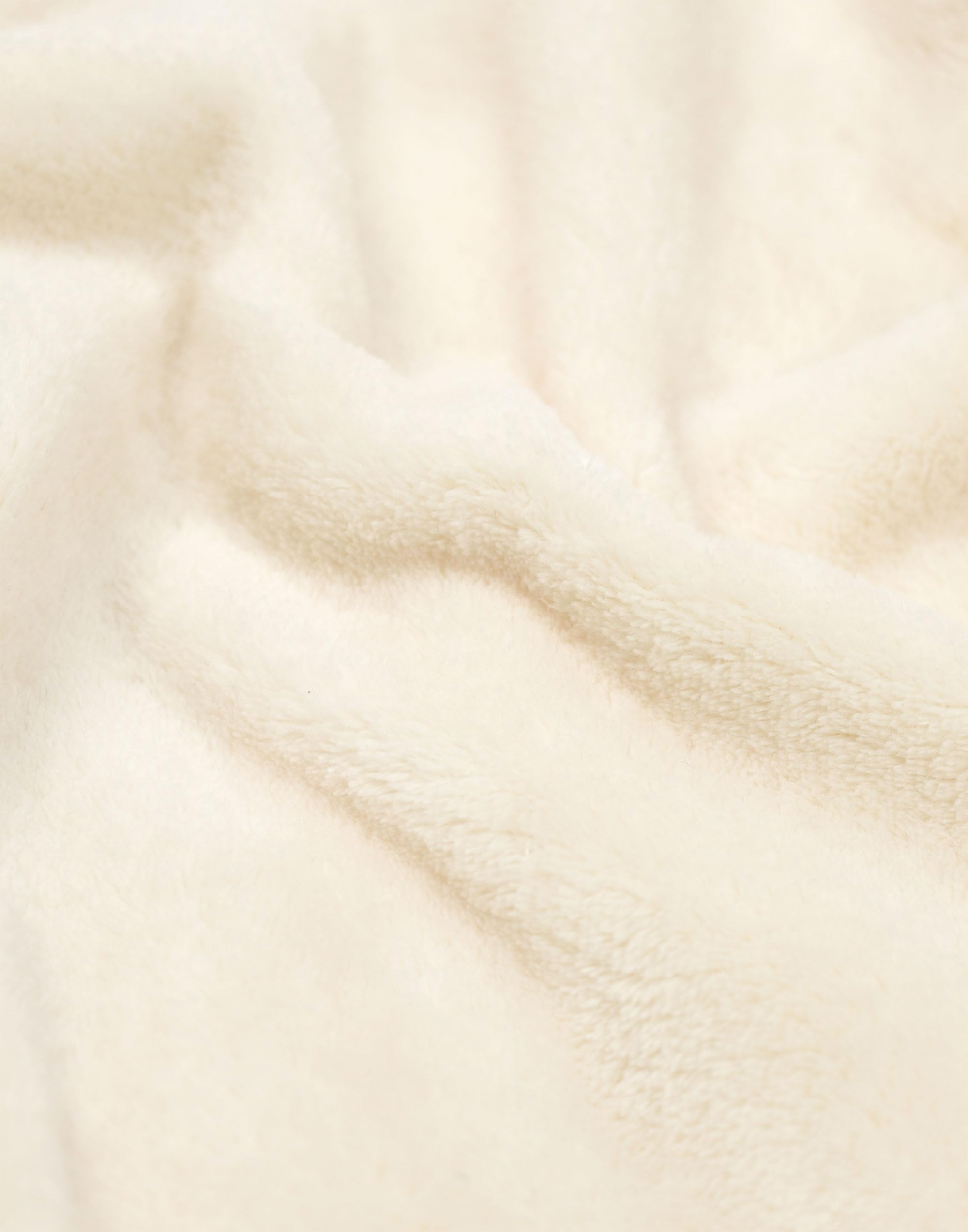 Peanuts Bata de baño con capucha de Snoopy para mujer, color crema | Ropa de estar por casa de polar de manga larga con orejas 3D | Pijama acogedor con dibujos animados
