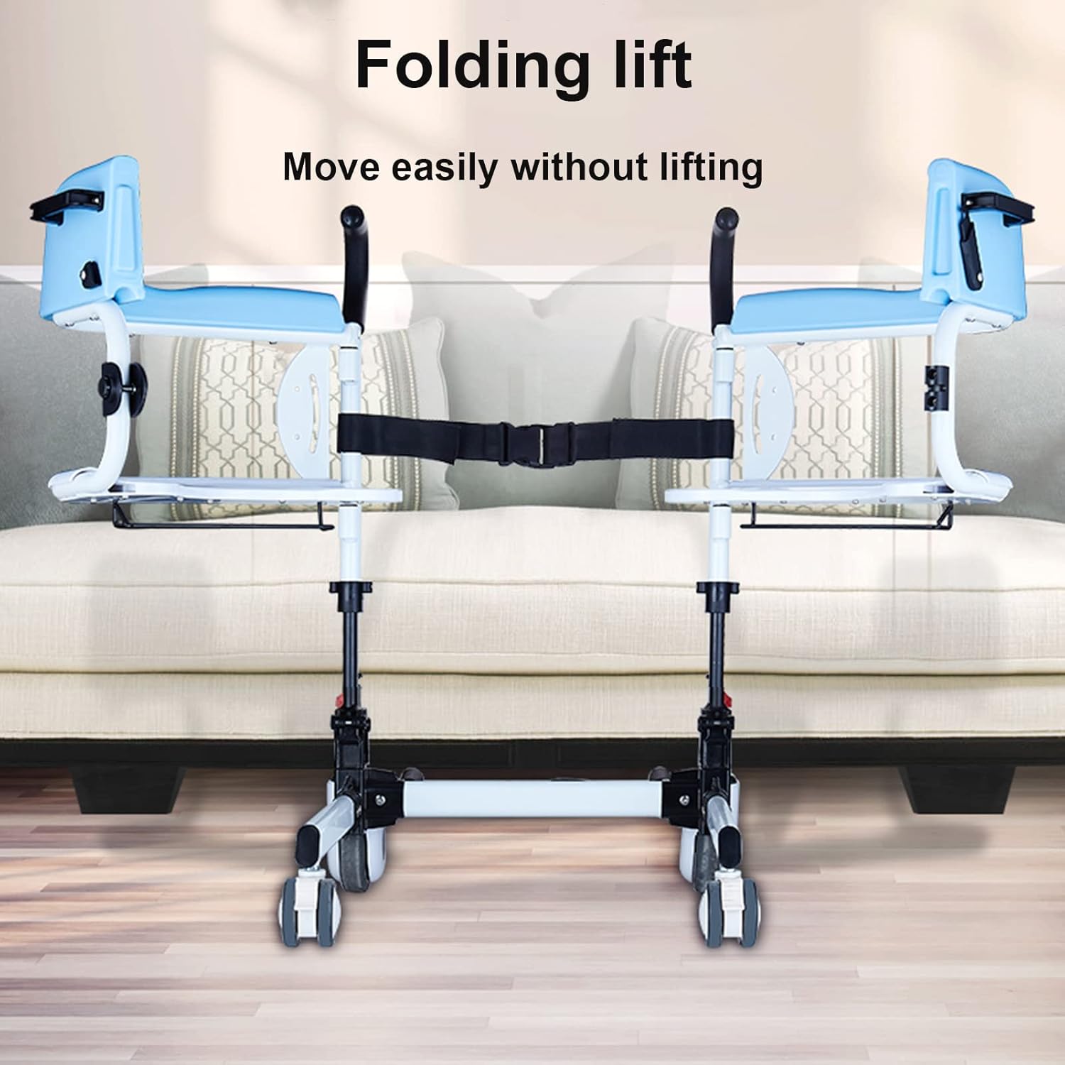 YAMIA1115 Patient Transfer Wheel Chair Paralysis Patients Shifter Multifunctional Shift Machine Nursing for Invalid ​Disabled Easily ​Lift The Shift Chair : Health & Household