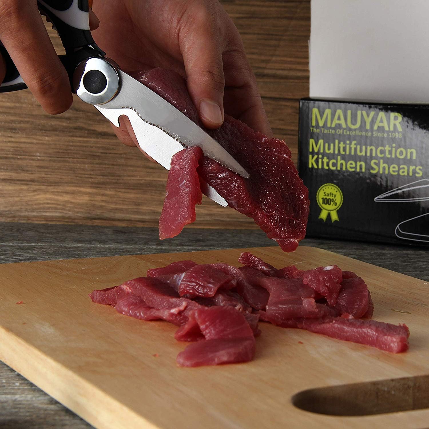 AiScrofa Kitchen Shears,Multifunctional Heavy Duty Kitchen Scissors - Ultra Sharp Stainless Steel Shears for Chicken, Poultry, Meat,Fish, Vegetables and BBQ