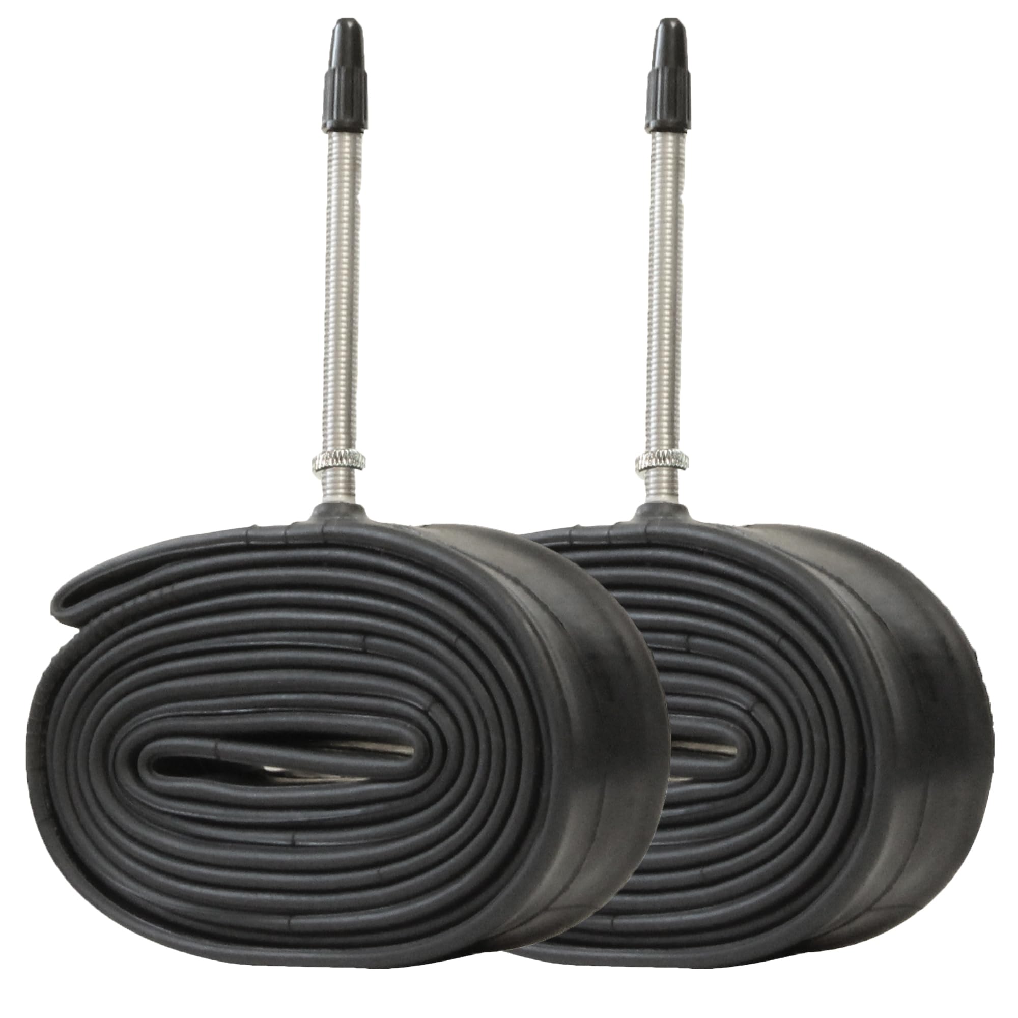 Lot de 2 chambres à air en caoutchouc butyle pour vélo de route 700 x 23-25c et 700 x 28-32 c, valve Presta 80 mm