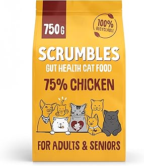 Scrumbles Adult and Senior Cats Dry Food, 750g