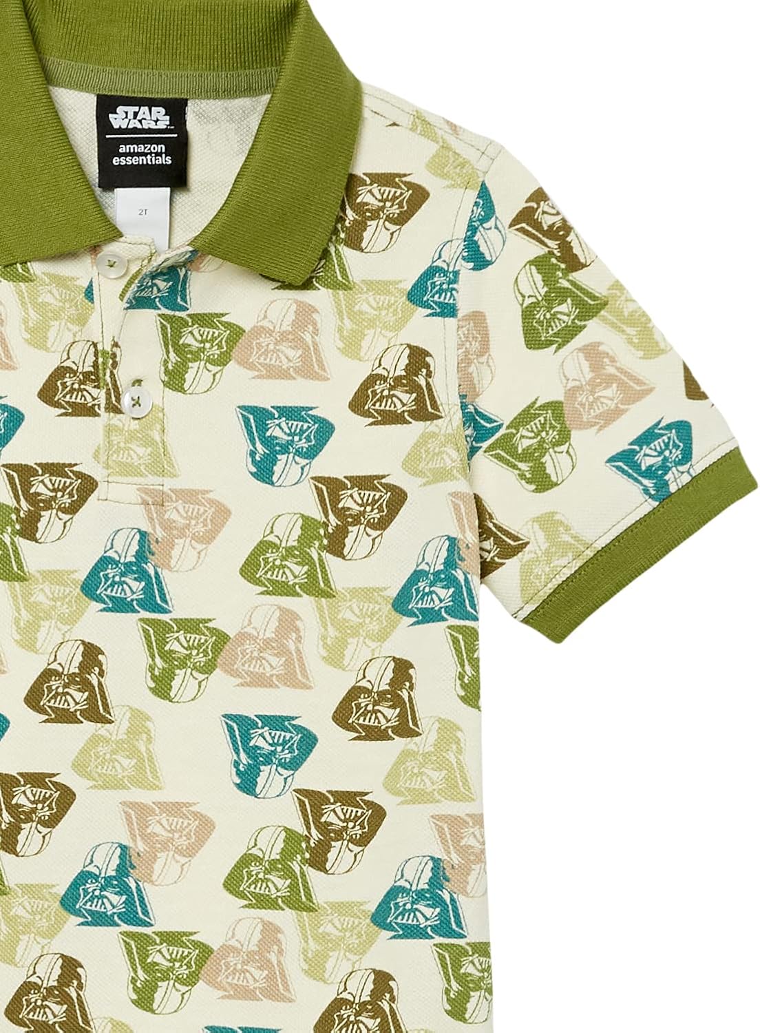 Amazon Essentials Disney | Marvel | Star Wars Boys and Toddlers' Short-Sleeve Pique Polo Shirts, Pack of 2 - Image 2