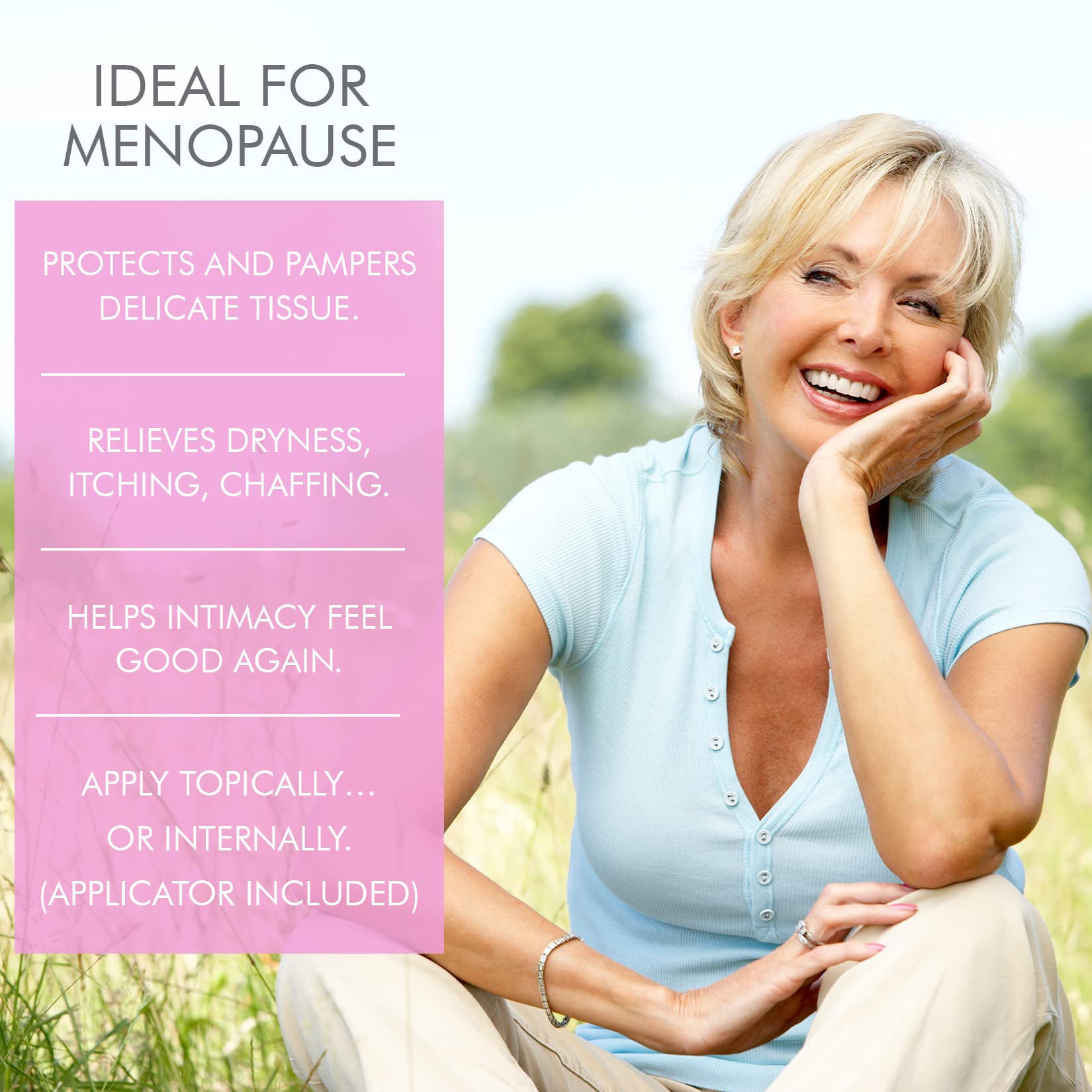 Crème De La Femme 1Pack, Vaginal Dryness Cream Created by a Woman