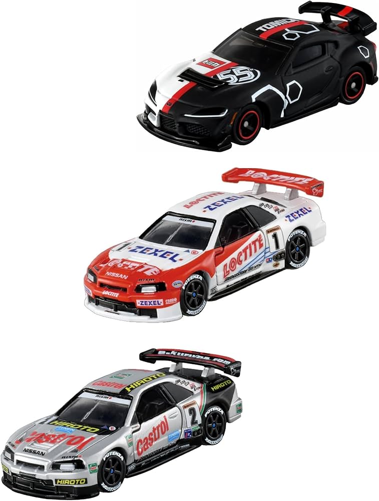 スープラ3台セット（トミカプレミアム、MINI GT） Amazon.co.jp: 【3点セット】トミカ GR スープラ GT4 EVO トミカ