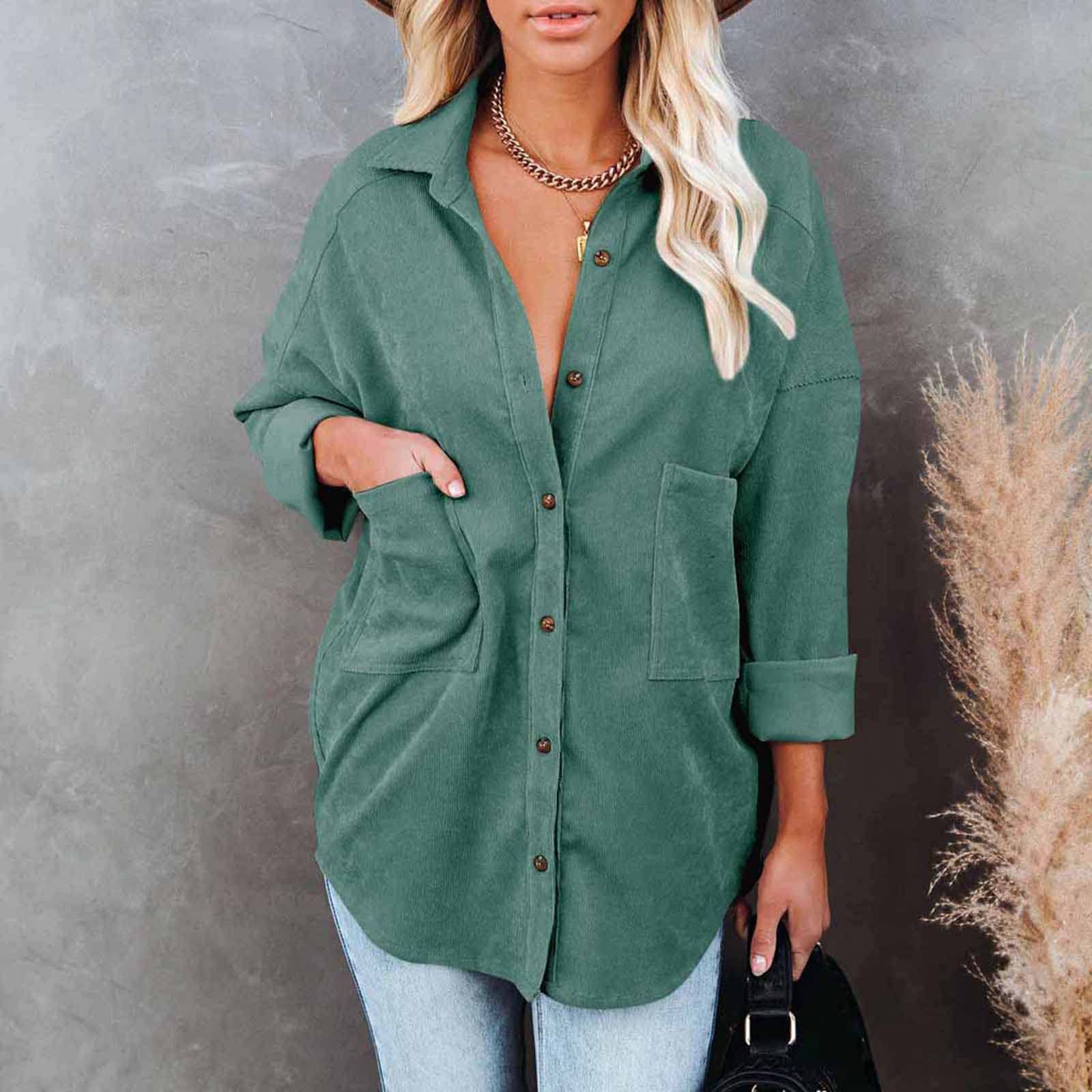 Veste Femme Chic Et Elegant Long Mi Saison Vintage Léger Chemisier Confortables Tunique Tops Slim Fit Blouse Casual À Manches Longues