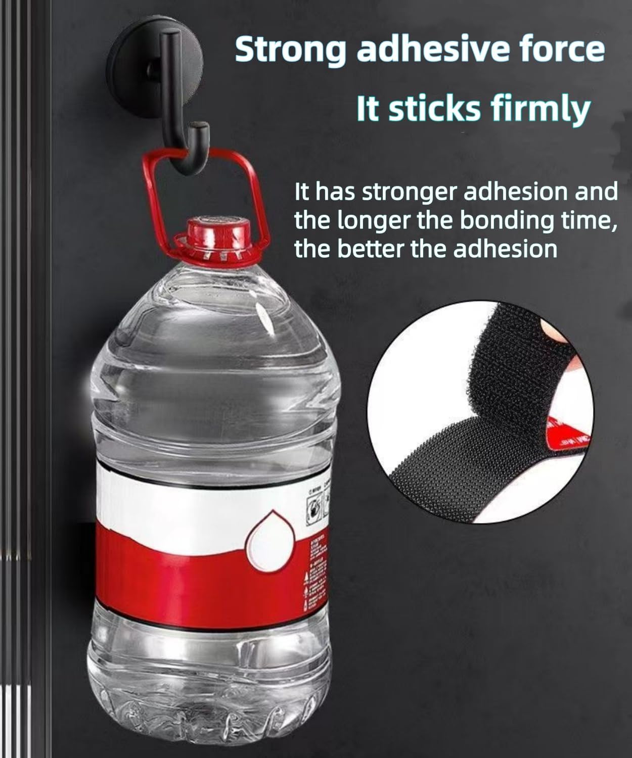 24 Sets Heavy-Duty Hook and Loop Strips with Adhesive Fasteners,Made with 3M VHB,Waterproof Heat-Resistant, for Walls,EZ Passes,Sofa Cushions,Car Floor Mats,Furniture,Carpet and More(3.2''x1.2'') - Image 5