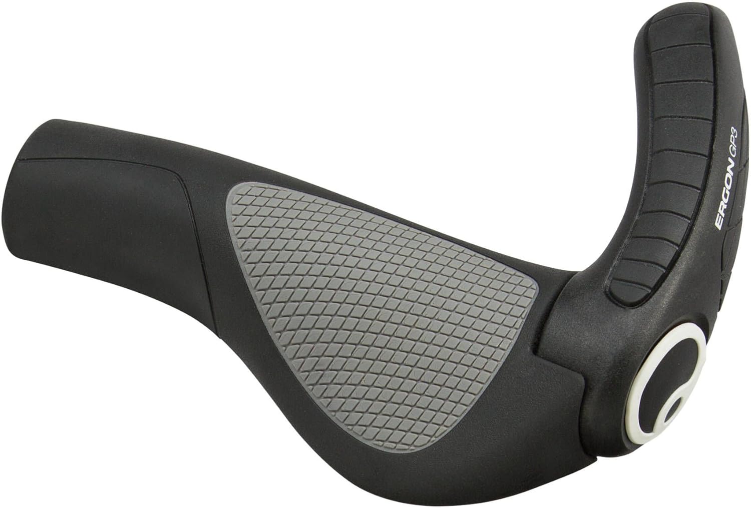 Ergon GP3-L Grips: Large, Black/Gray