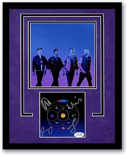 Coldplay "Music of the Spheres" AUTOGRAPH Signed Photo Framed 11x14 Display ACOA