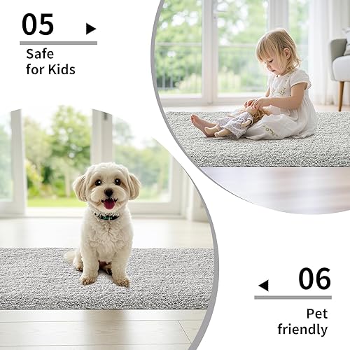 Miniatura 61 de Alfombra de inodoro blanca 22x24, antideslizante, esponjosa, alfombra de piso para baño en forma de U, lavable, alfombra de contorno para inodoro