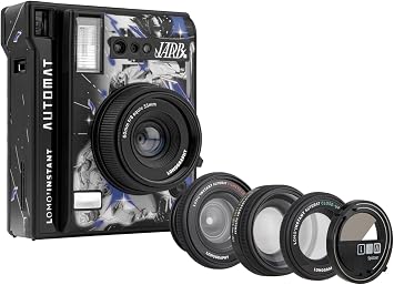 Lomography LomoInstant Automat Camera & Lenses, Jarb Edition, Instant Camera Compatible with Fujifilm Instax Mini Film