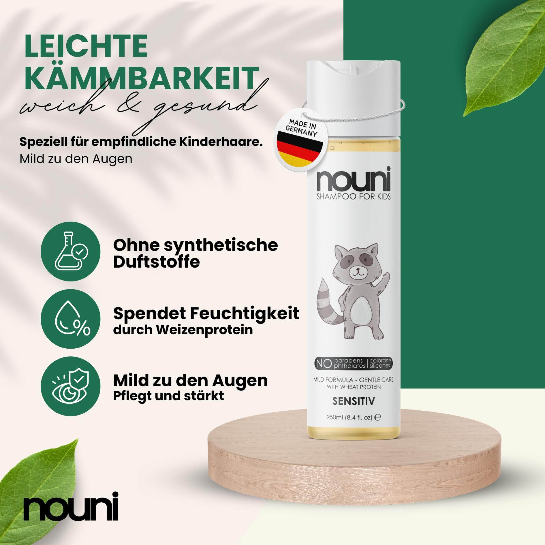 3er Bundle - Haargel, Shampoo & Leave-In Conditioner für Kinder