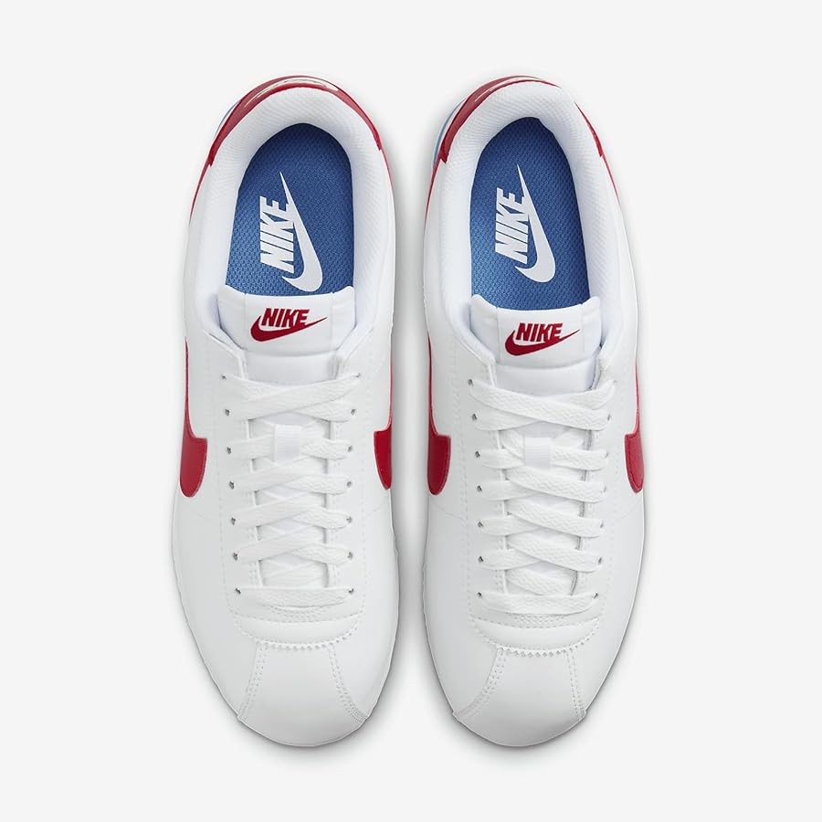 NIKE Women's Sneaker, White Varsity Red Varsity Blue, 5