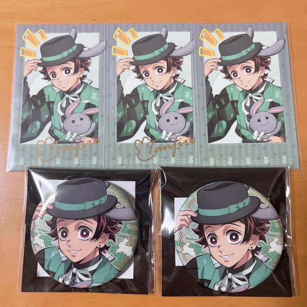 鬼滅の刃 竈門炭治郎 AGF 卯年 缶バッジ チェキ風ランダムカード 鬼滅の刃 竈門炭治郎 AGF 卯年 缶バッジ チェキ風ランダムカード