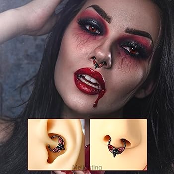 402,ハロウィンリング英字ピアス 楽天市場】スリーナイン ボディピアス ハロウィン モンスター 14G 16G