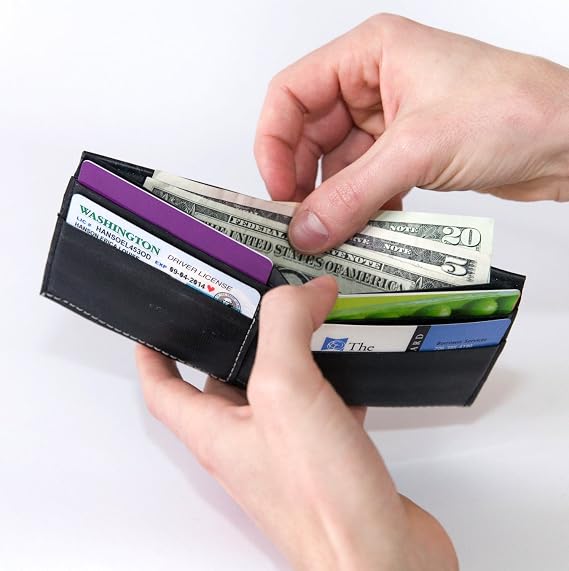 Alchemy Goods Franklin Wallet, Made from Recycled Bike Tubes