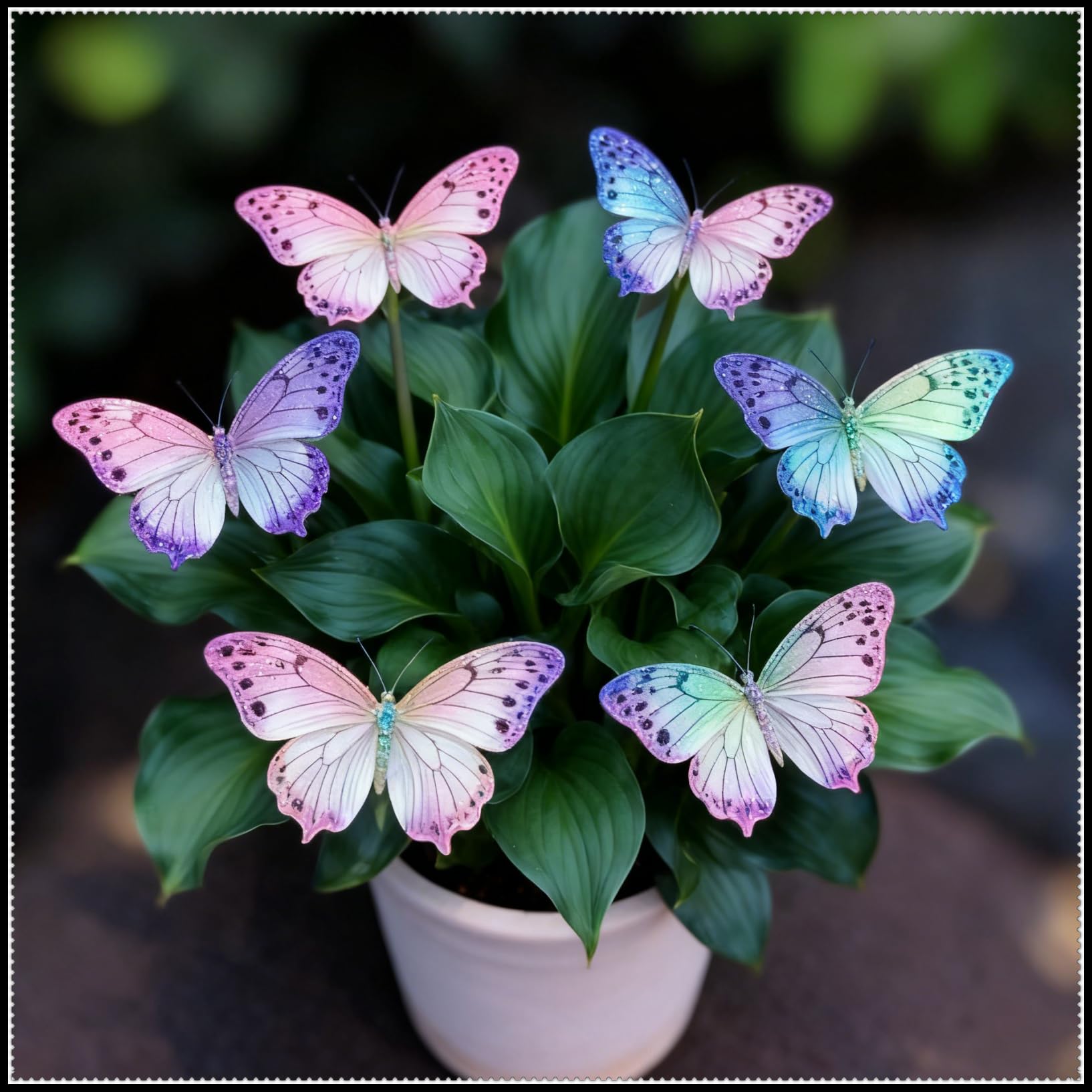 Perennial Shade Loving Butterfly Flower Hosta Bulbs/Spring Planting Summer Blooming for Garden Borders & Landscapes/Excellent Display-3 Bulbs-D