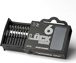 OMC Lock Hooks – Barbed & Barbless Carp Hooks, Sizes 2, 4, 6 & 8 – Aggressive Curve, Wide Gape Hook with Needle Point, Strong Forged Steel – Ideal for Rigs, Bottom Baits & Wafters