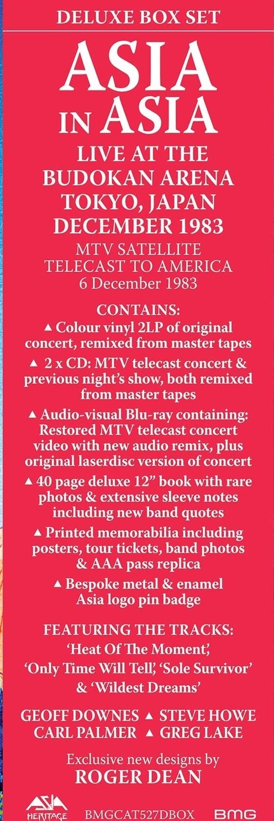 Asia In Asia Live At The Budokan Tokyo 1983 (Deluxe 2