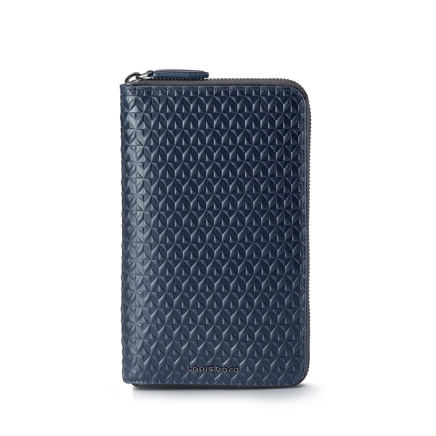lapis bard Passport Wallet Enigma Zip Around with Cash and Card Slot Navy-picture-12