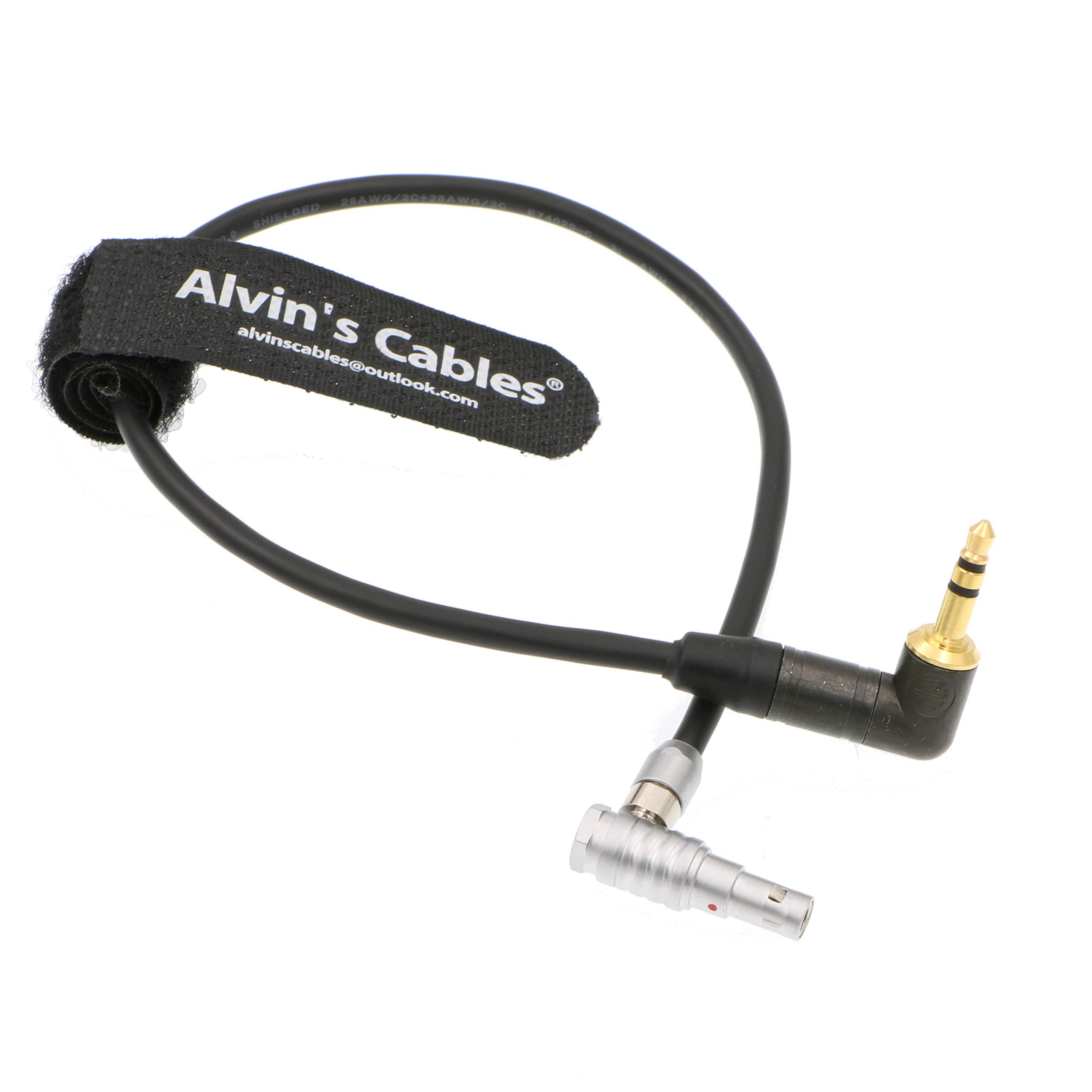 Alvin's Cables 5-pinowy kąt prosty męski do kąta prostego 3,5 mm kabel audio TRS do kamery Z CAM E2