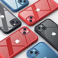 Vista 29 de Diaclara - Funda diseñada para iPhone 15 Plus de 6.7 pulgadas, transparente, cuerpo completo, con protector de pantalla, resistente de protección