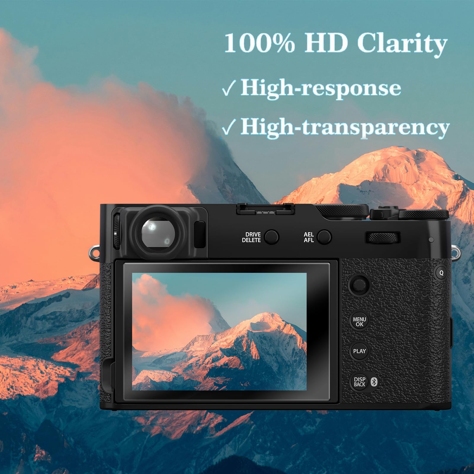 Didisky 3 Pack Screen Protector for Fujifilm X100VI X100V X-E4 X-T4/ Fuji Film XE4 XT4 - Image 4