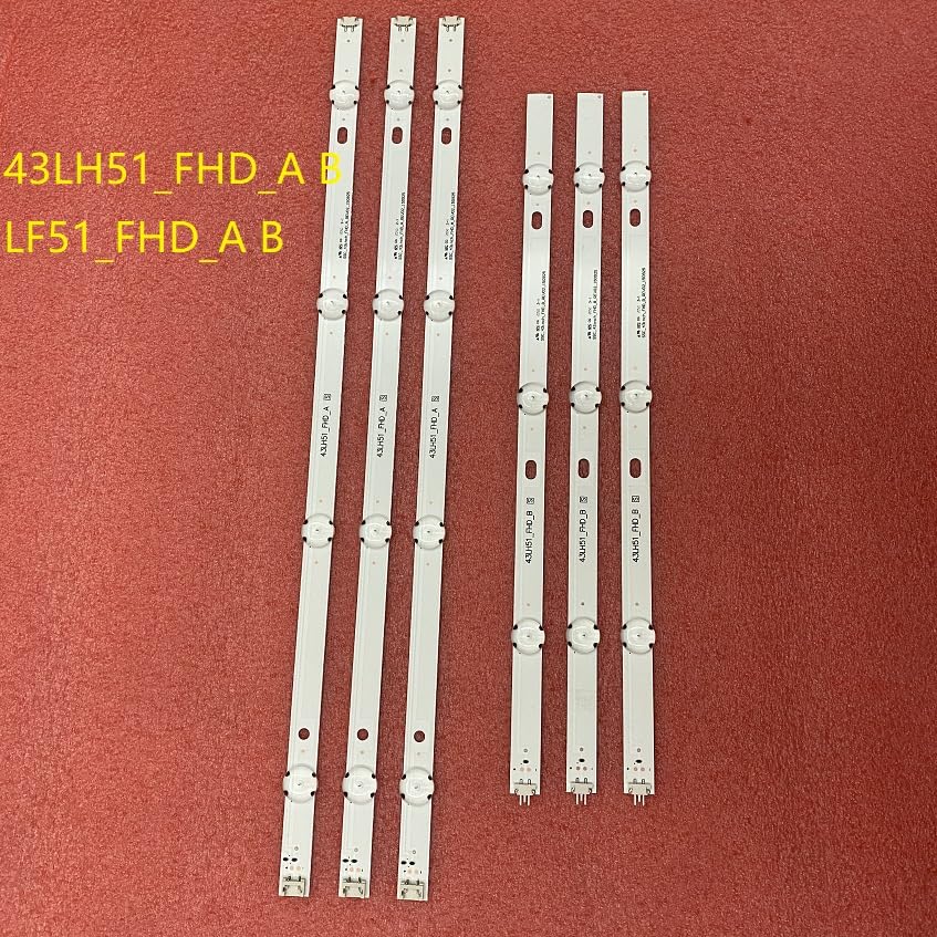 Piezas de Repuesto de TV- 6pcs DIRIGIÓ abarrotar LG 43LH513V 43LH590V 43LF510V 43LF5100 43LH5100 43LH5700 43LH570A 43LH520V 43LH513V 43LJ515V 43LH510V 43LH570V