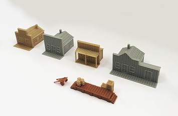 Outland Models Train Railway Layout Old West Small House Set Z Scale 1220
