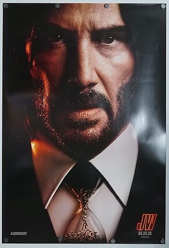 Póster de John WICK 4 PELÍCULA 2 CARAS ORIGINAL 27x40 INTL Advance Keanu Reeves