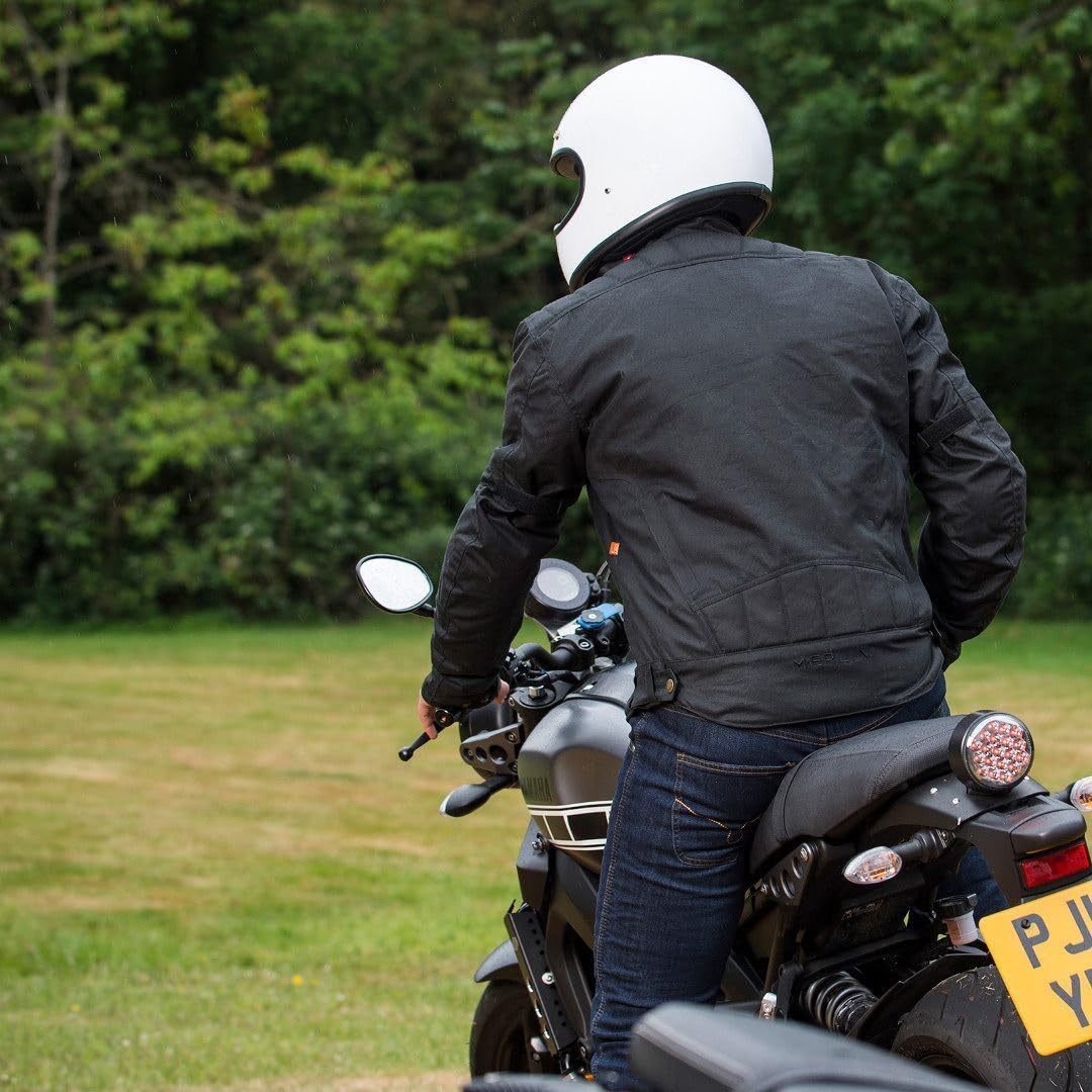 Merlin Barton II Veste ciré de moto, schwarz, L