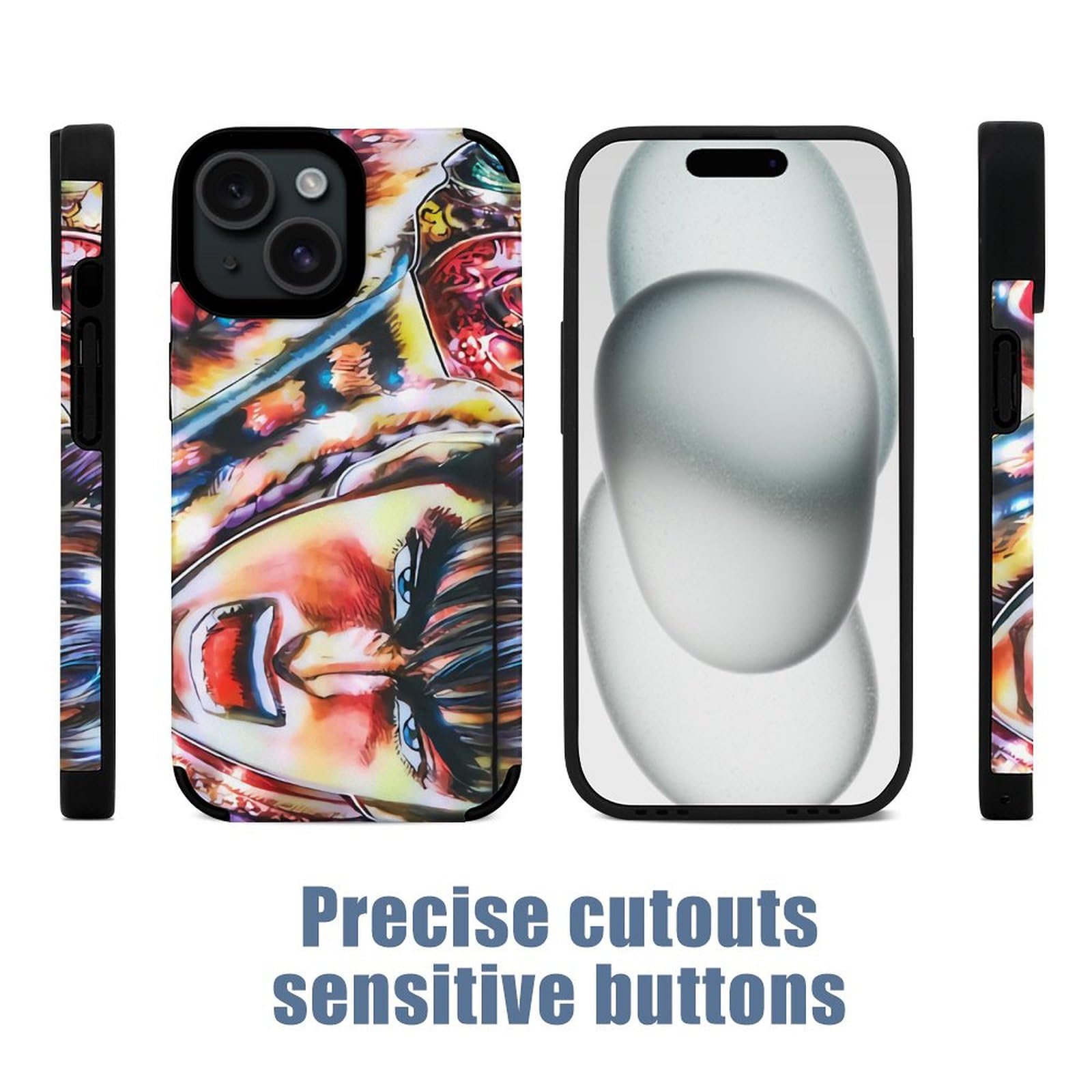 Amazon.co.jp: iPhone 15シリーズ スマートフォンカバー 花の慶次