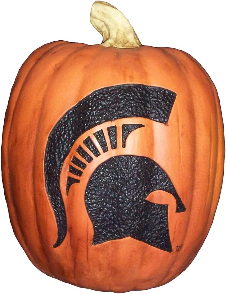 Cumberland Designs Michigan State Resin Pumpkin Decor, Small
